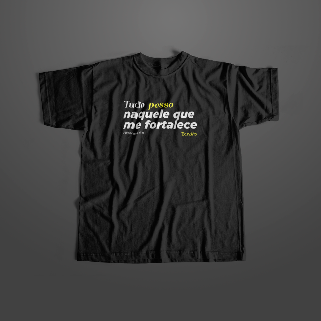 Camiseta - Tudo posso