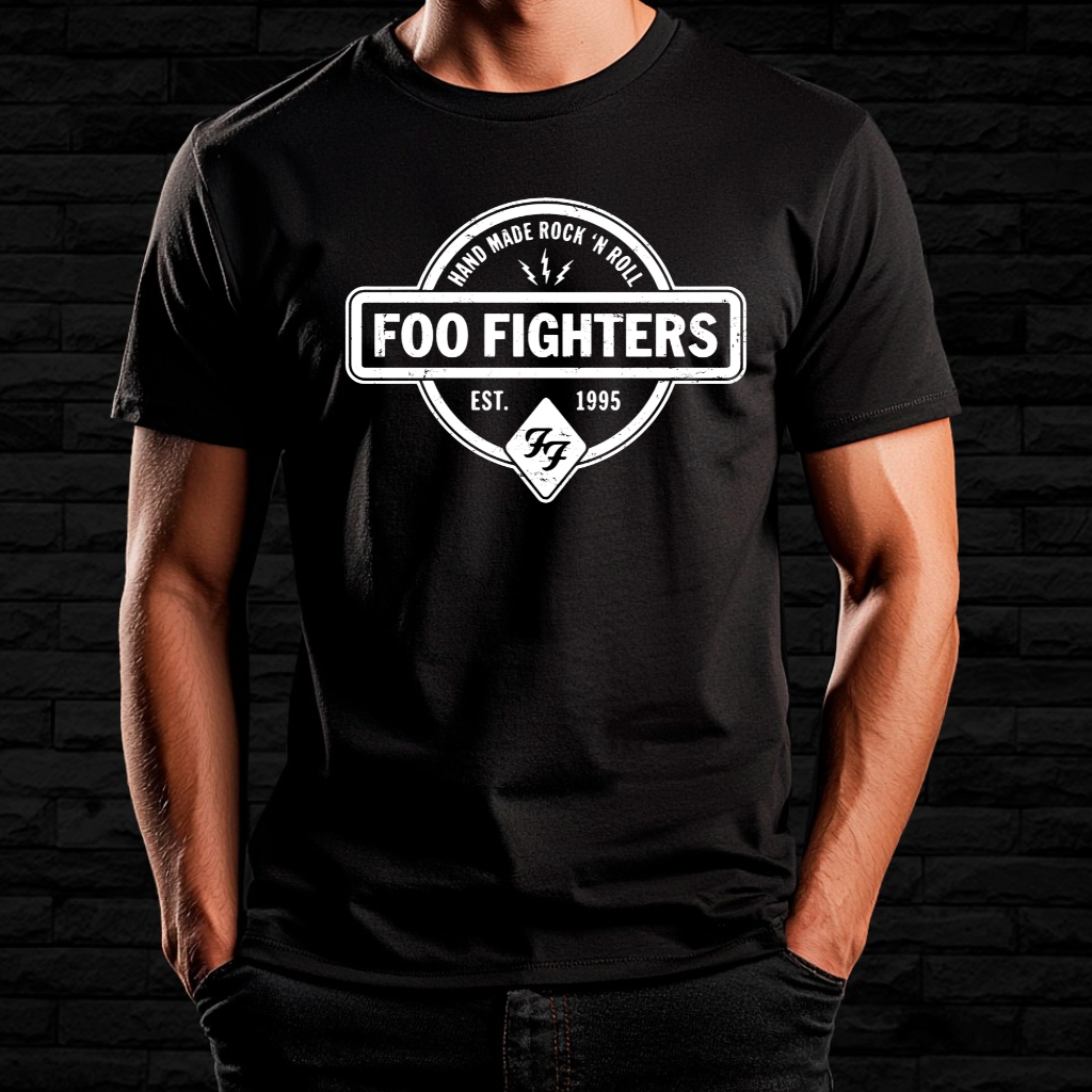 Camiseta Foo Fighters - Handmade Rock 