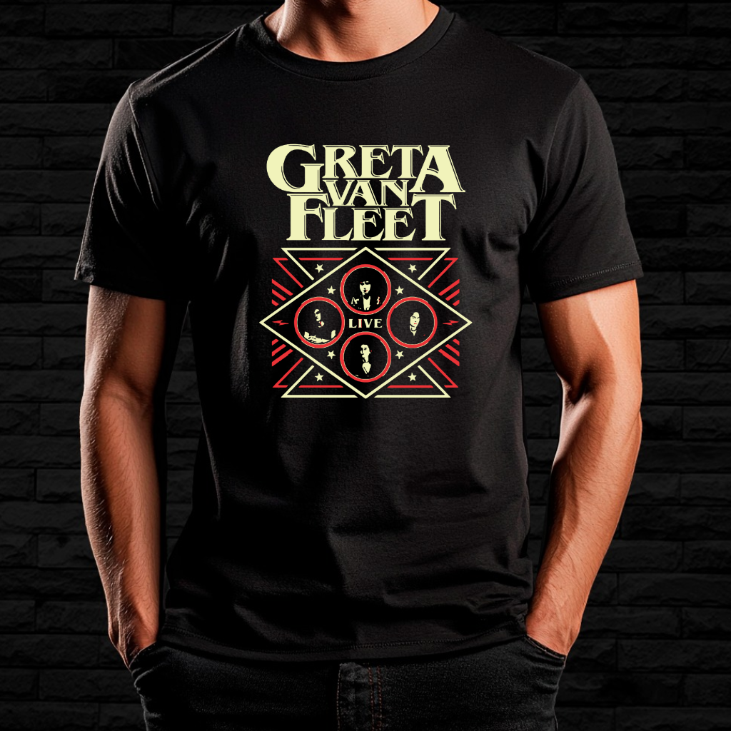 Camiseta Greta Van Fleet - Live Energy | Linha Prime