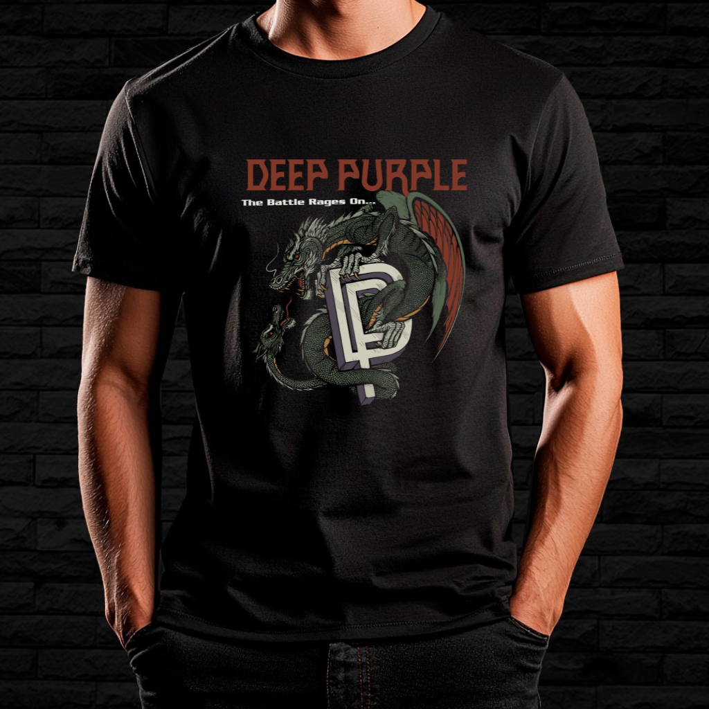 Camiseta Deep Purple - The Battle Rages On | Linha Prime