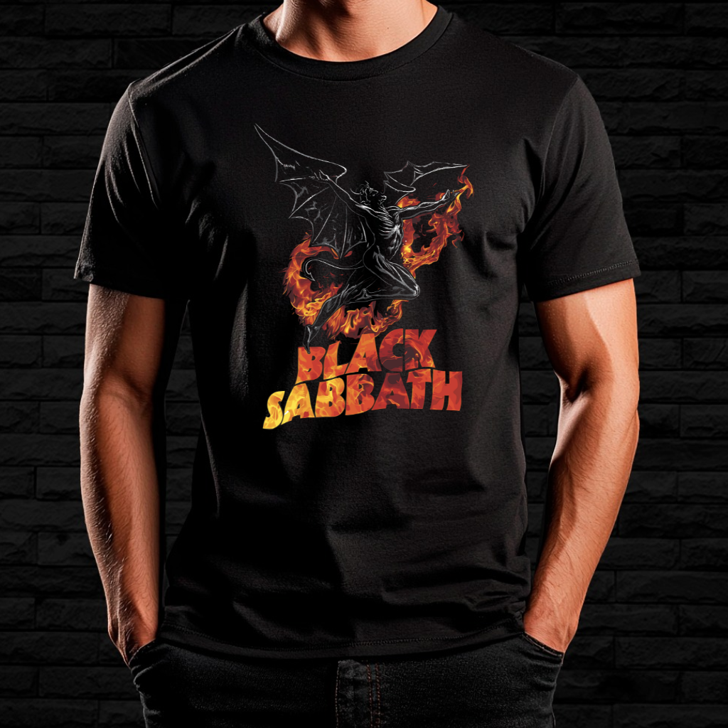 Camiseta Black Sabbath - Fire Demon | Linha Prime
