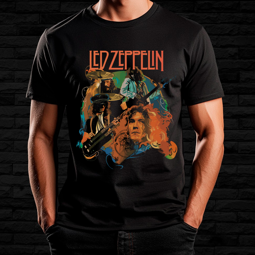 Camiseta Led Zeppelin - Rock Legends | Linha Prime