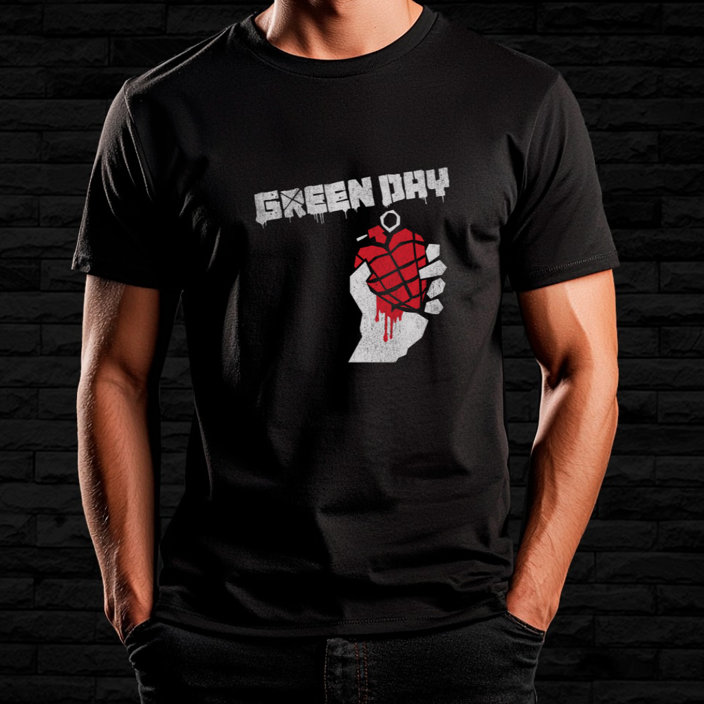 Camiseta Green Day - American Idiot | Linha Prime