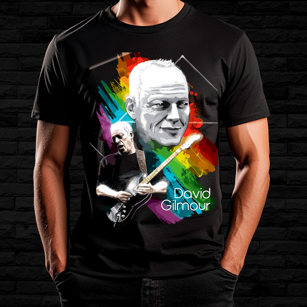 Camiseta David Gilmour - Colors of Sound | Linha Prime