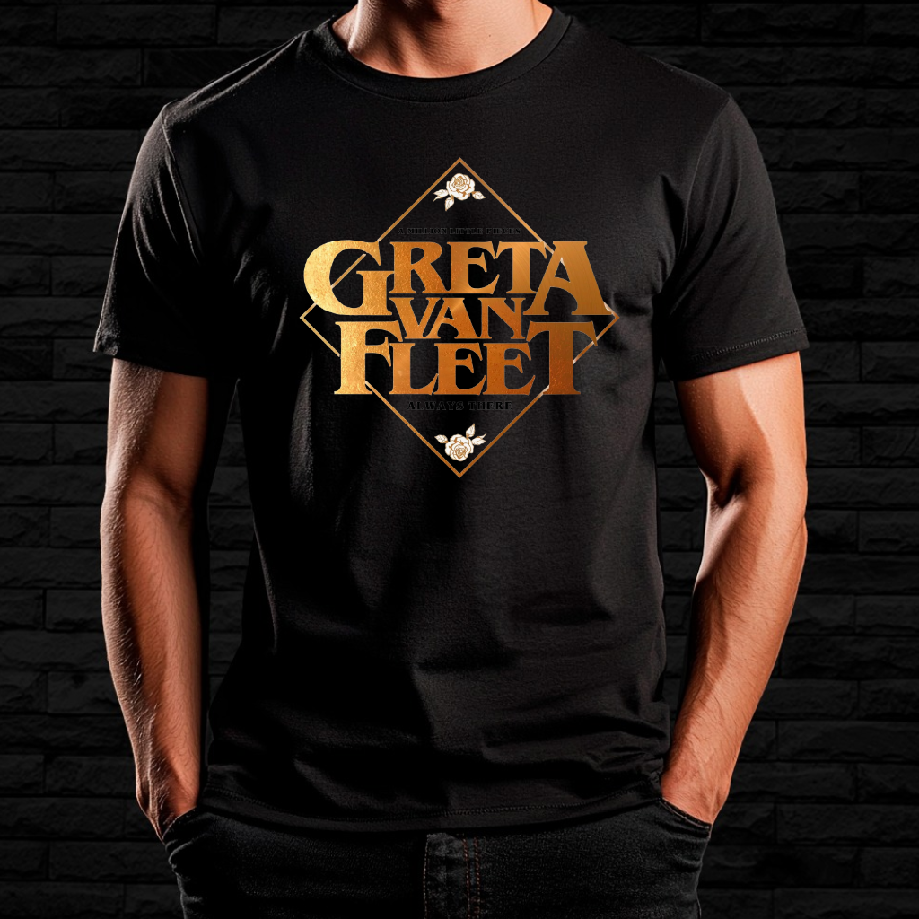 Camiseta Greta Van Fleet - Golden Diamond | Linha Prime