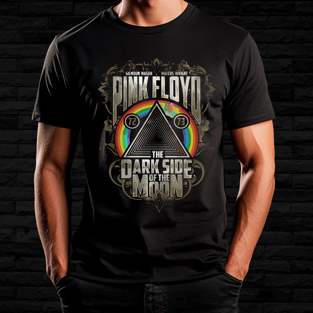 Camiseta Pink Floyd - The Dark Side of the Moon | Linha Prime