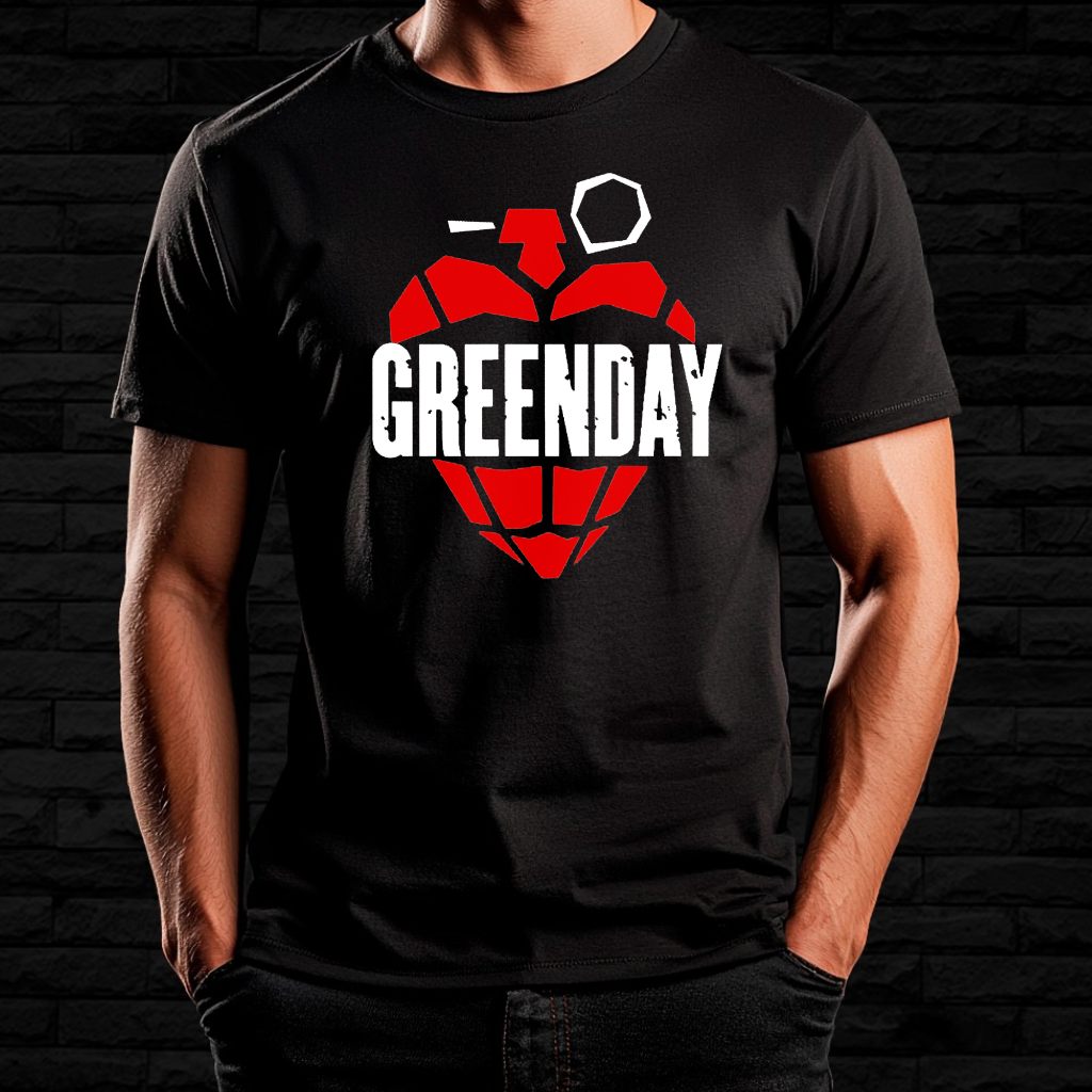 Camiseta Green Day - Grenade Heart | Linha Prime