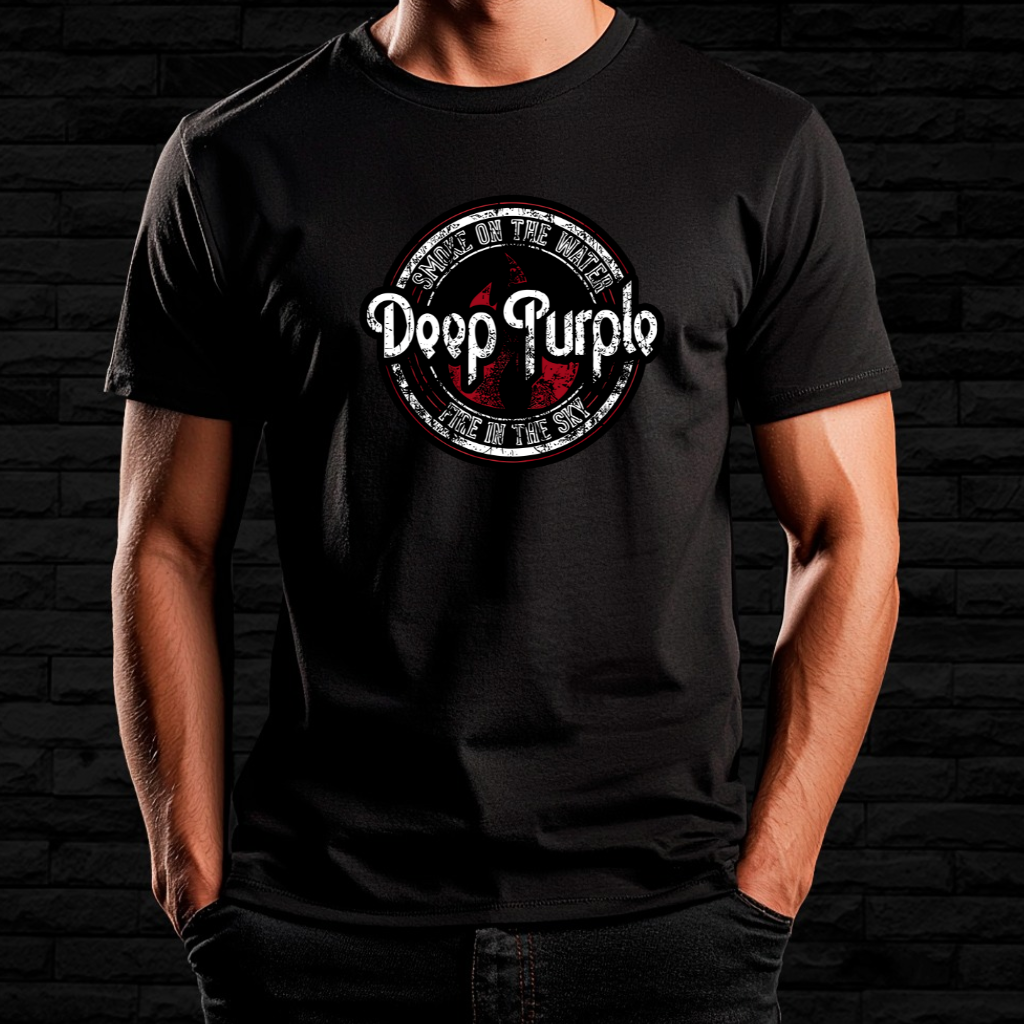 Camiseta Deep Purple - Smoke On The Water | Linha Prime