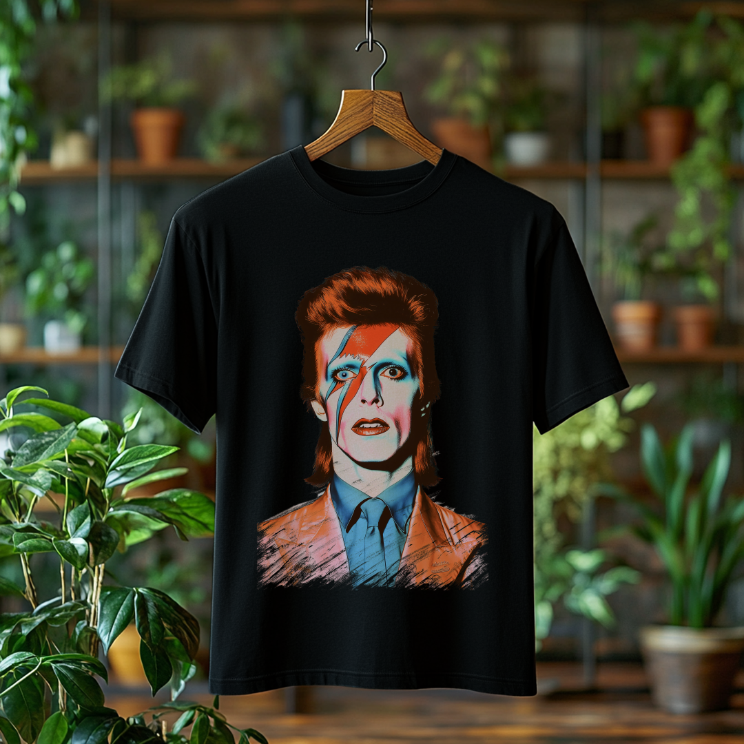 Camiseta Plus Size David Bowie