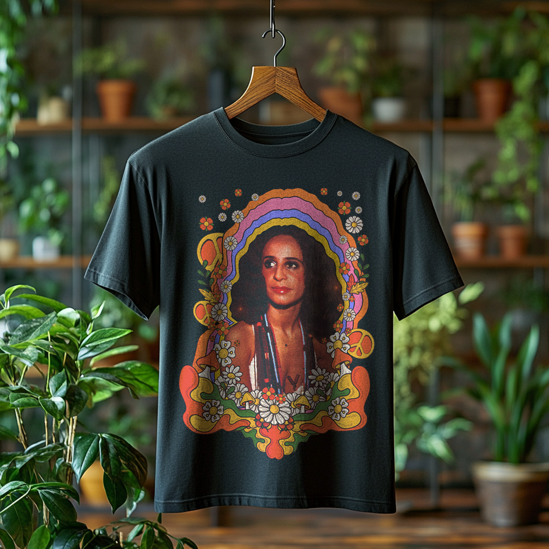 Camiseta Plus Size Maria Bethânia