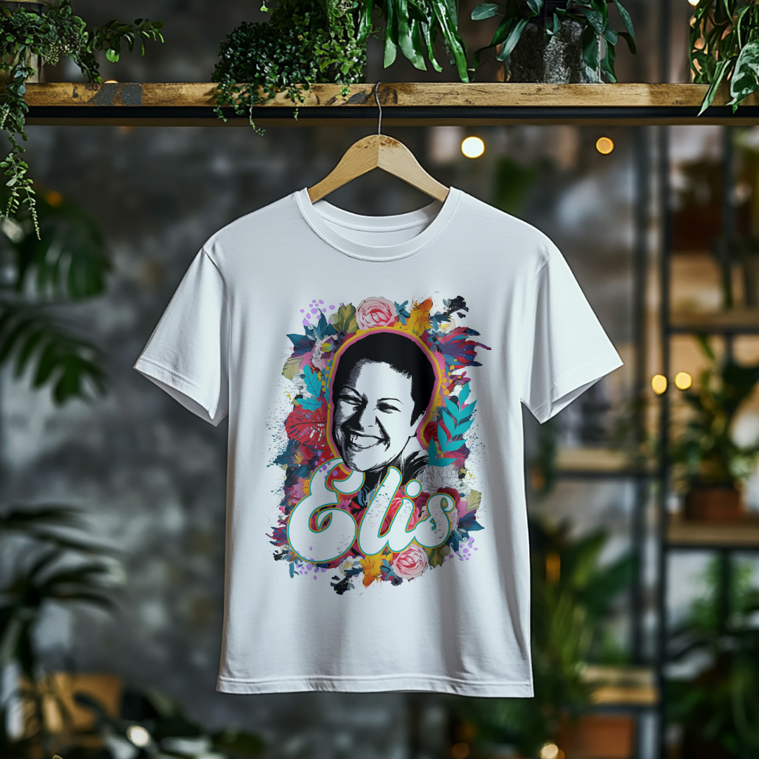 Camiseta Plus Size Sorriso de Elis