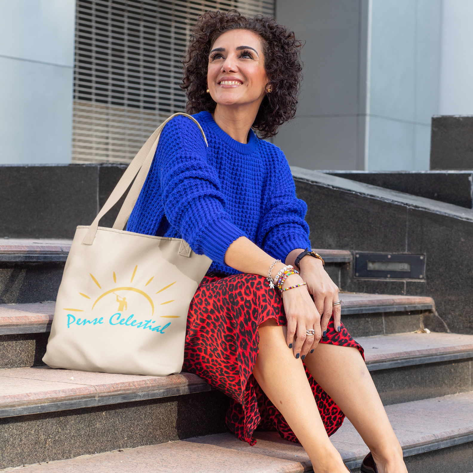 Ecobag Pense Celestial – Estilo, Sustentabilidade e Inspiração no Seu Dia a Dia! ♻️✨