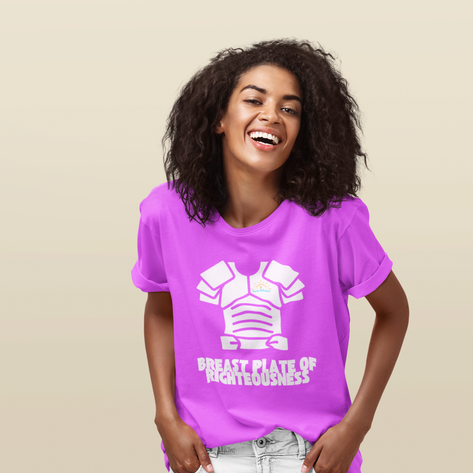 Camiseta Cristã - Breast Plate