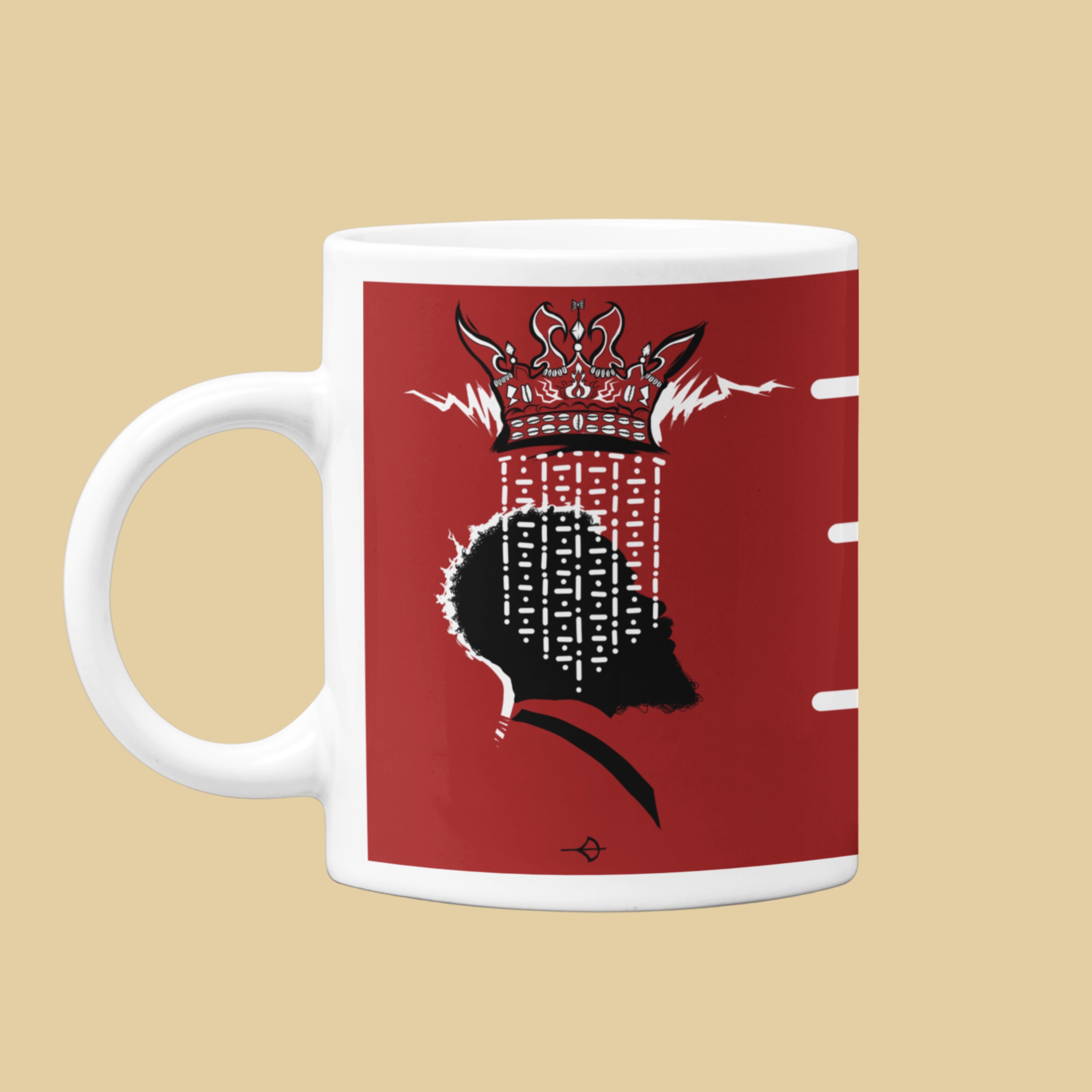 Caneca Xangô Rei (Escarlate)