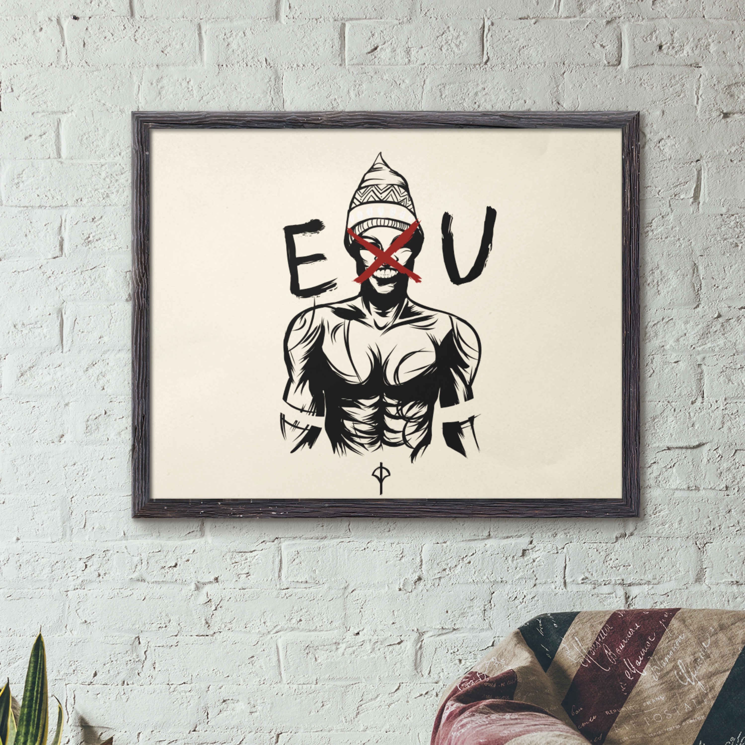 Poster Exu fundo branco Horizontal