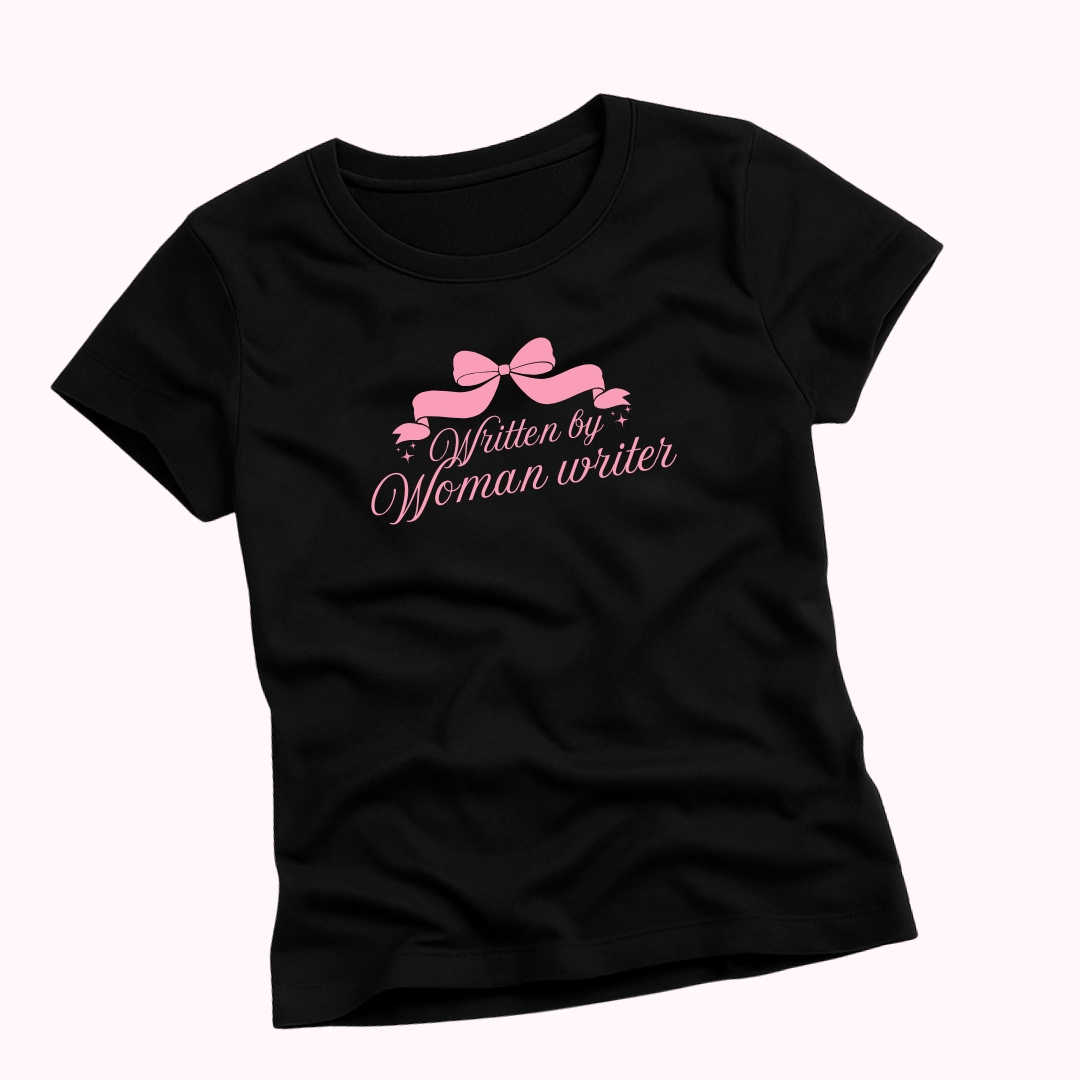 WRITTEN BY WOMAN-Baby tee