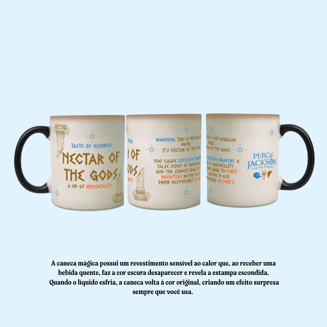 Caneca Nectar dos Deuses- PERCY JACKSON