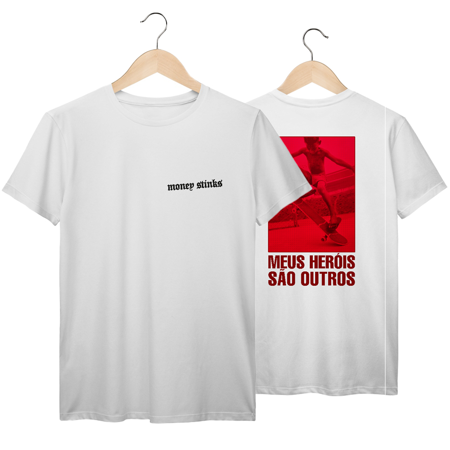 Camiseta Premium Meus Heróis São Outros - Coleção Exclusivas