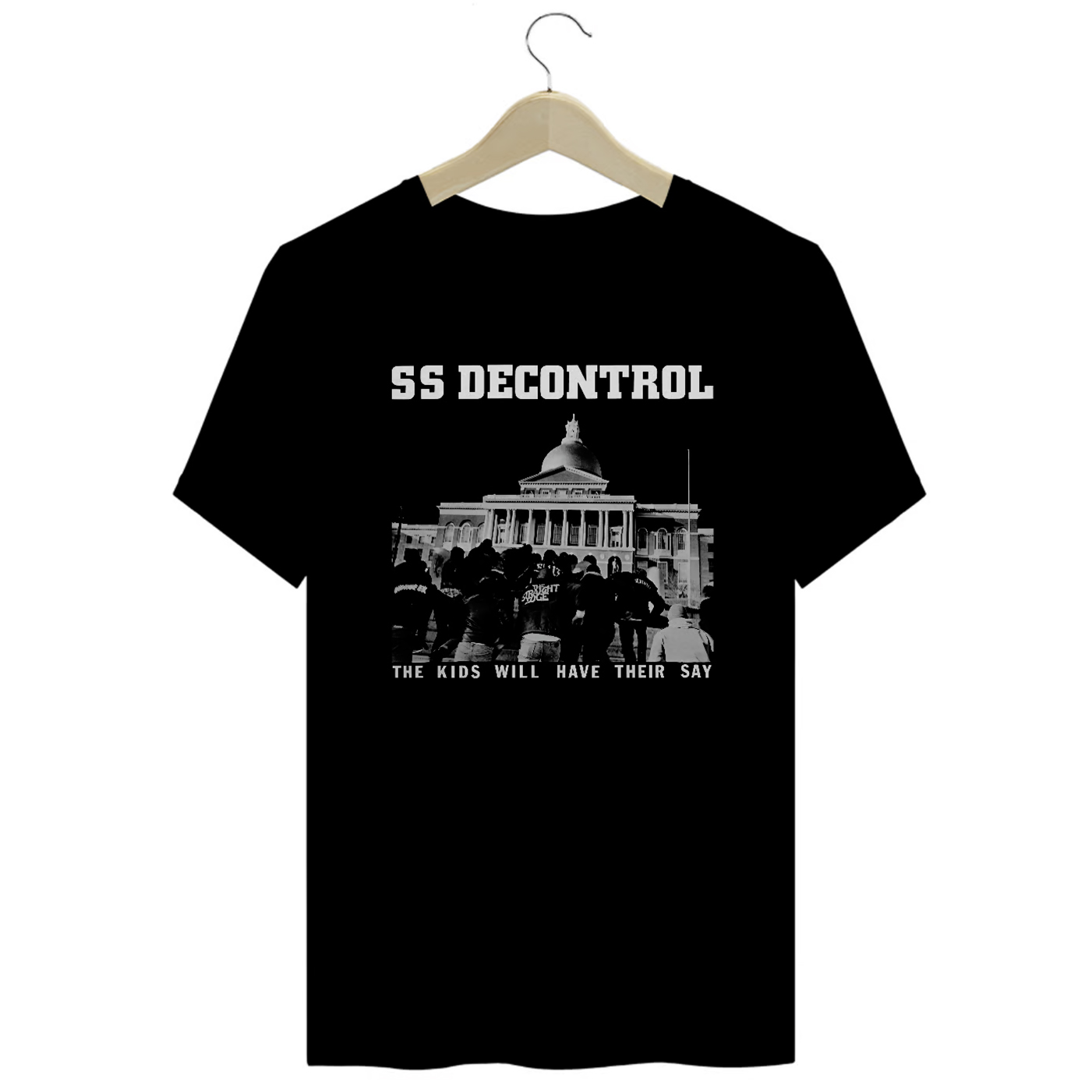 Camiseta Premium SS Decontrol - The Kids Will Have Their Say - Coleção Punk/Hardcore 