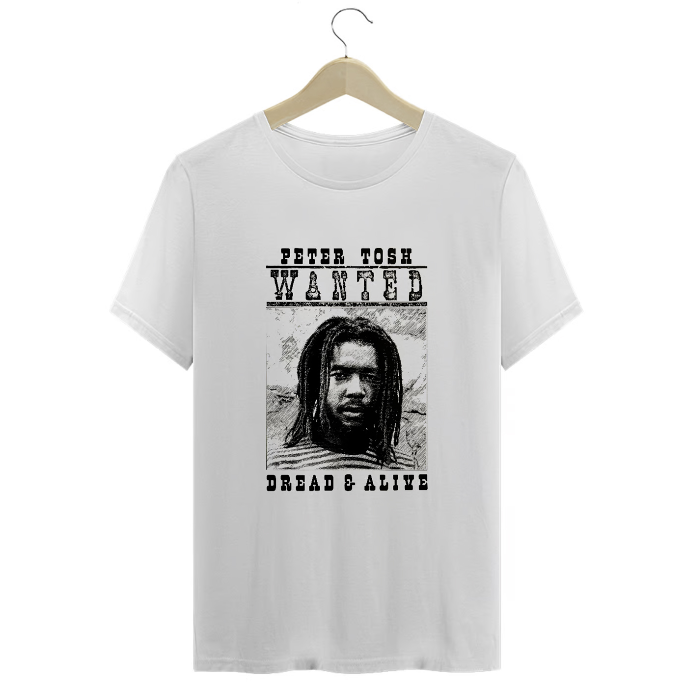 Camiseta Premium Peter Tosh - Dread & Alive - Coleção Reggae
