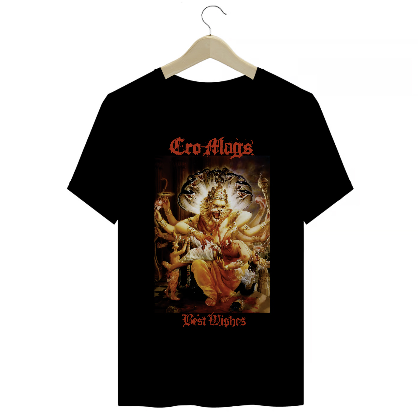 Camiseta Premium Cro-Mags - Best Wishes - Coleção Punk/Hardcore