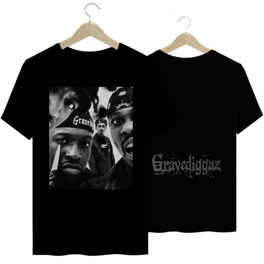 Camiseta Premium Gravediggaz - Coleção Rap/Hip Hop