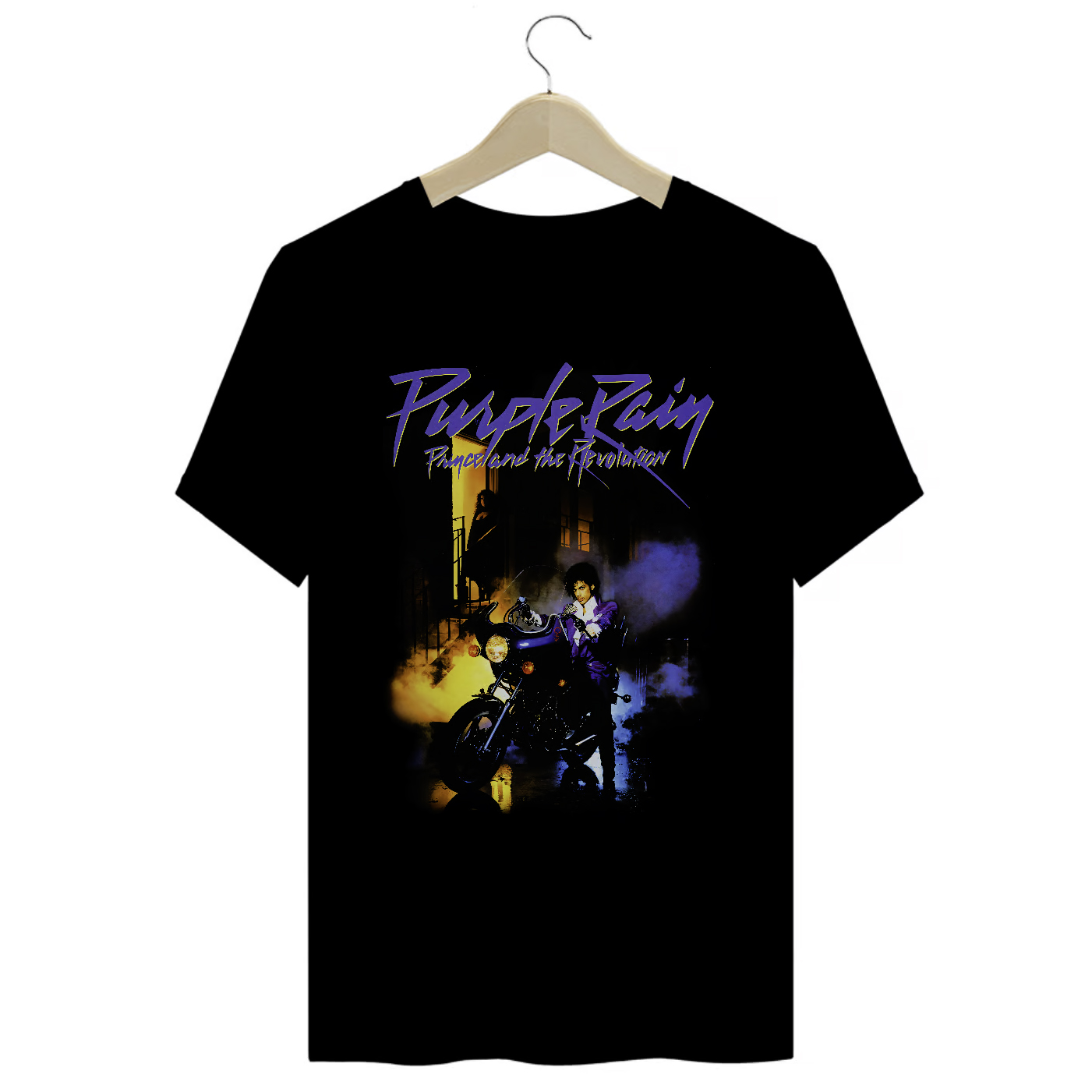 Camiseta Premium Prince - Purple Rain - Coleção Rock