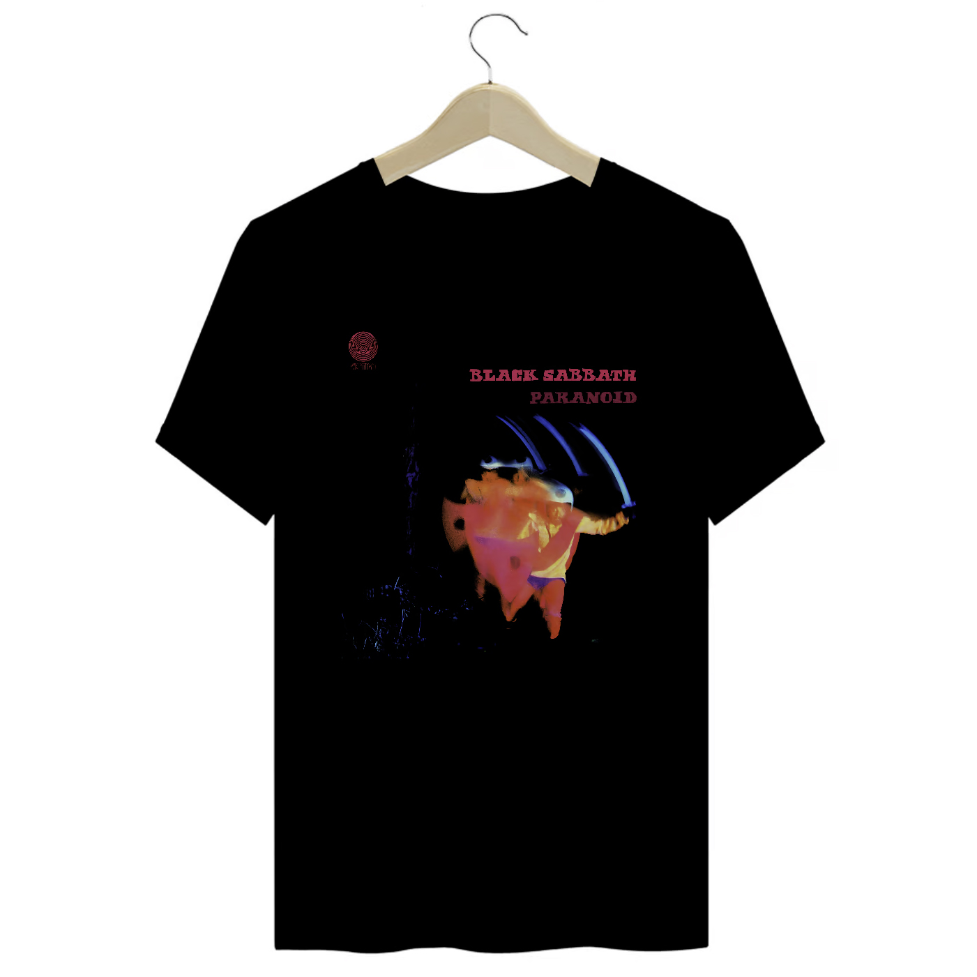 Camiseta Premium Black Sabbath - Paranoid - Coleção Rock/Metal