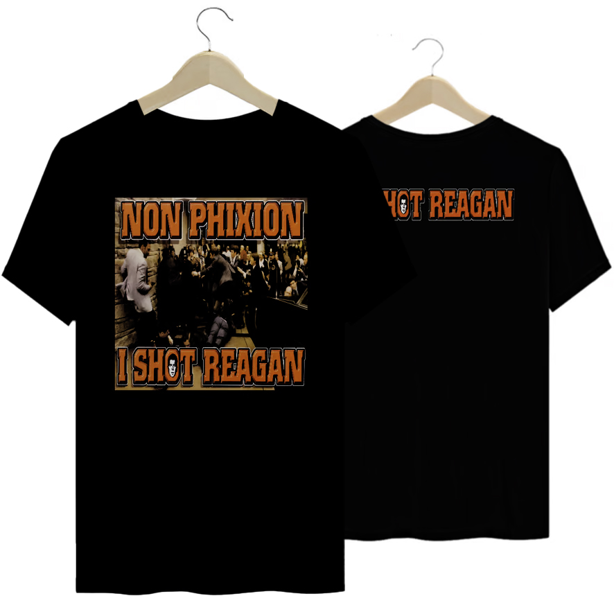 Camiseta Premium Non Phixion - I Shot Reagan - Coleção Rap/Hip Hop