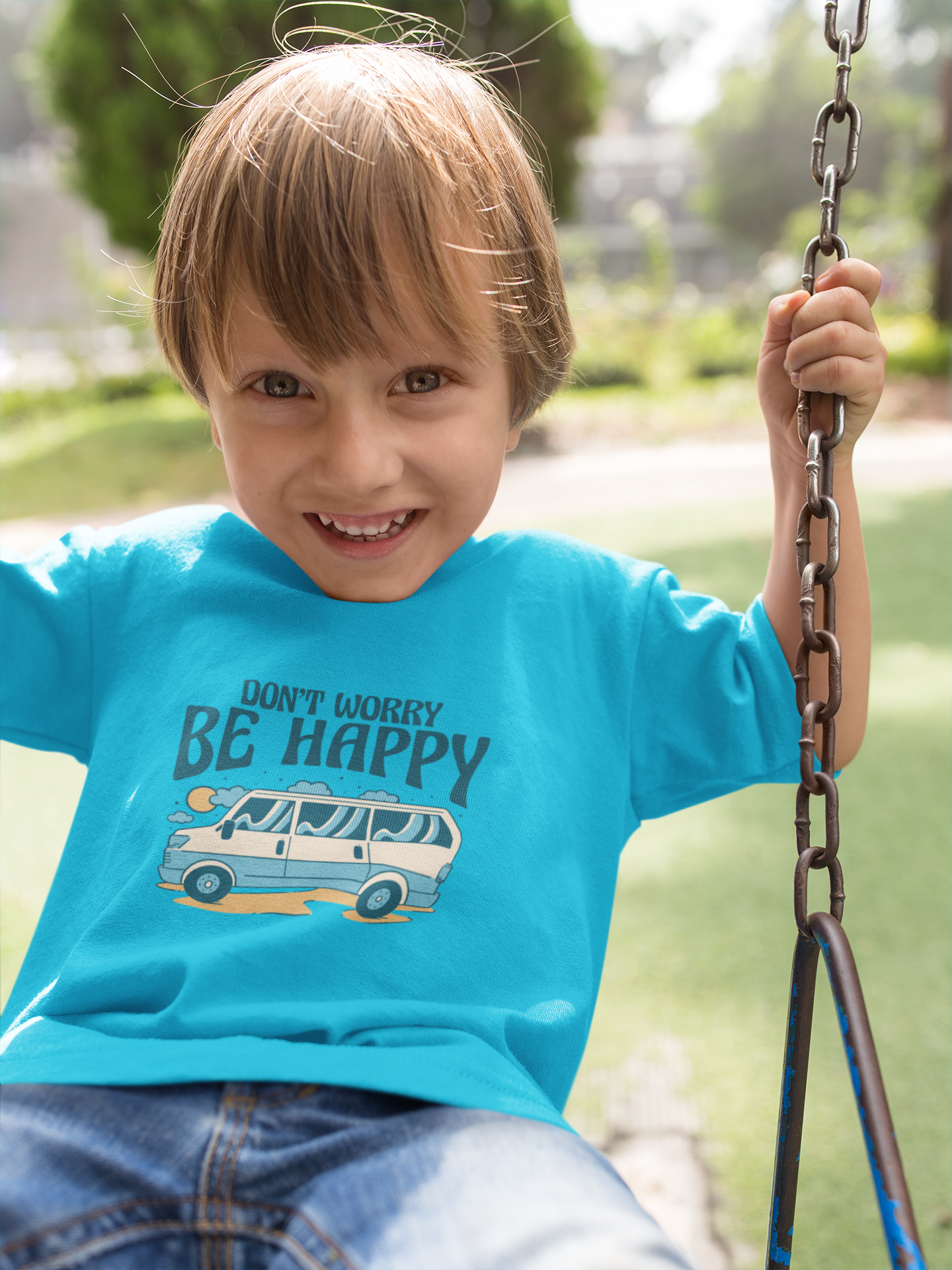 Camiseta Don’t Worry Be Happy (2 a 14 anos)