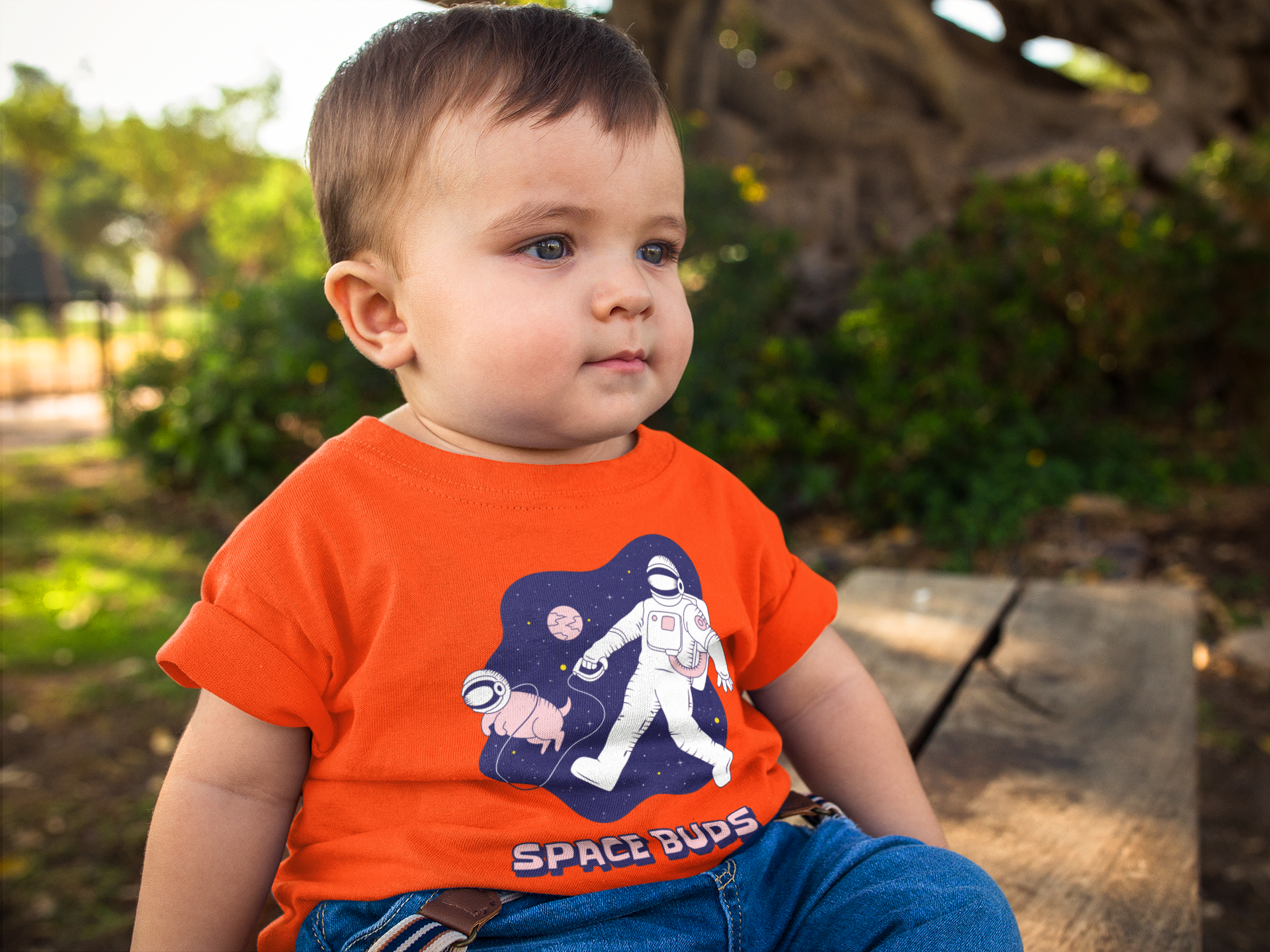 Camiseta Space Buds (2 a 14 anos)