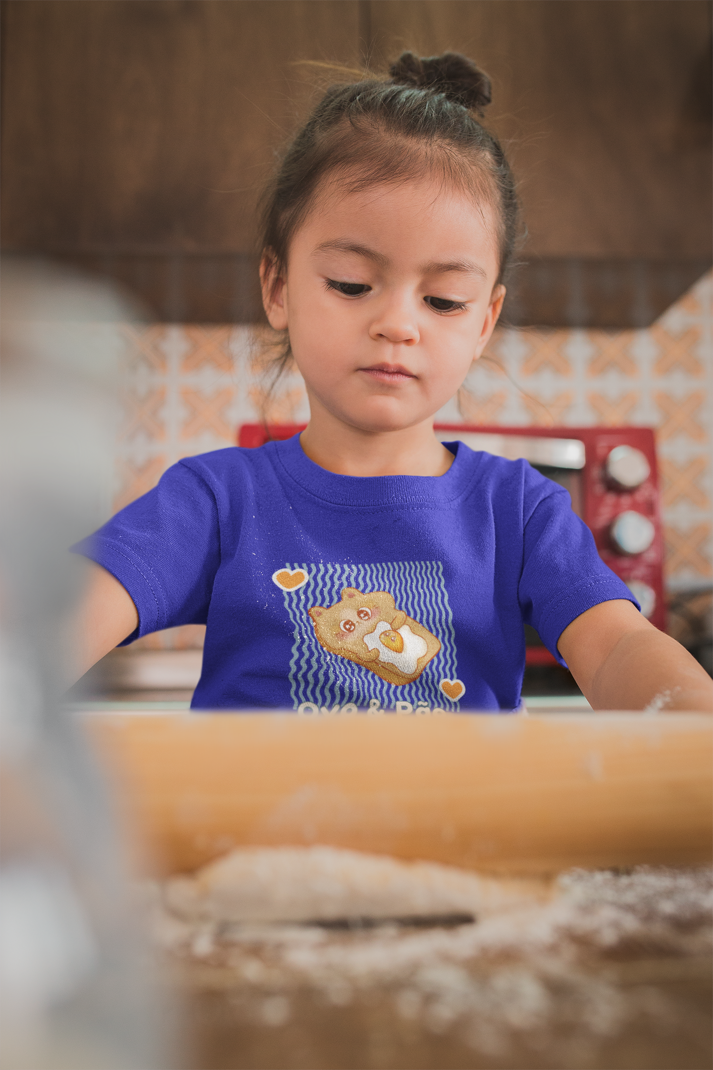 Camiseta a Torrada fofa (2 a 14 anos)