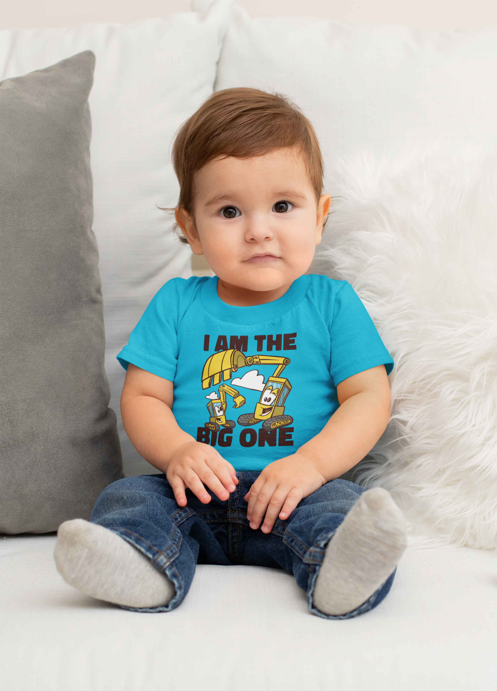 Camiseta I am The Big One (2 a 14 anos)