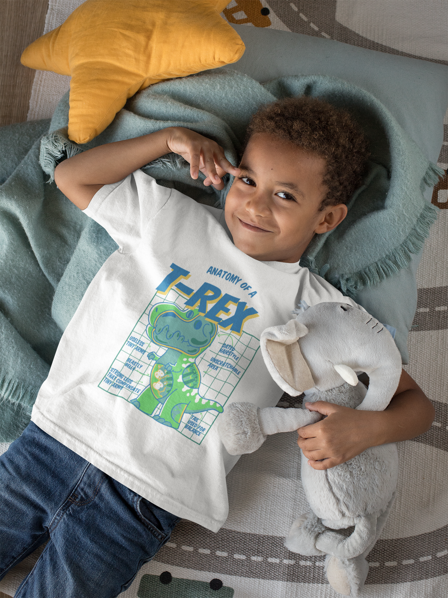 Camiseta T-REX Anatomi (2 a 14 anos)