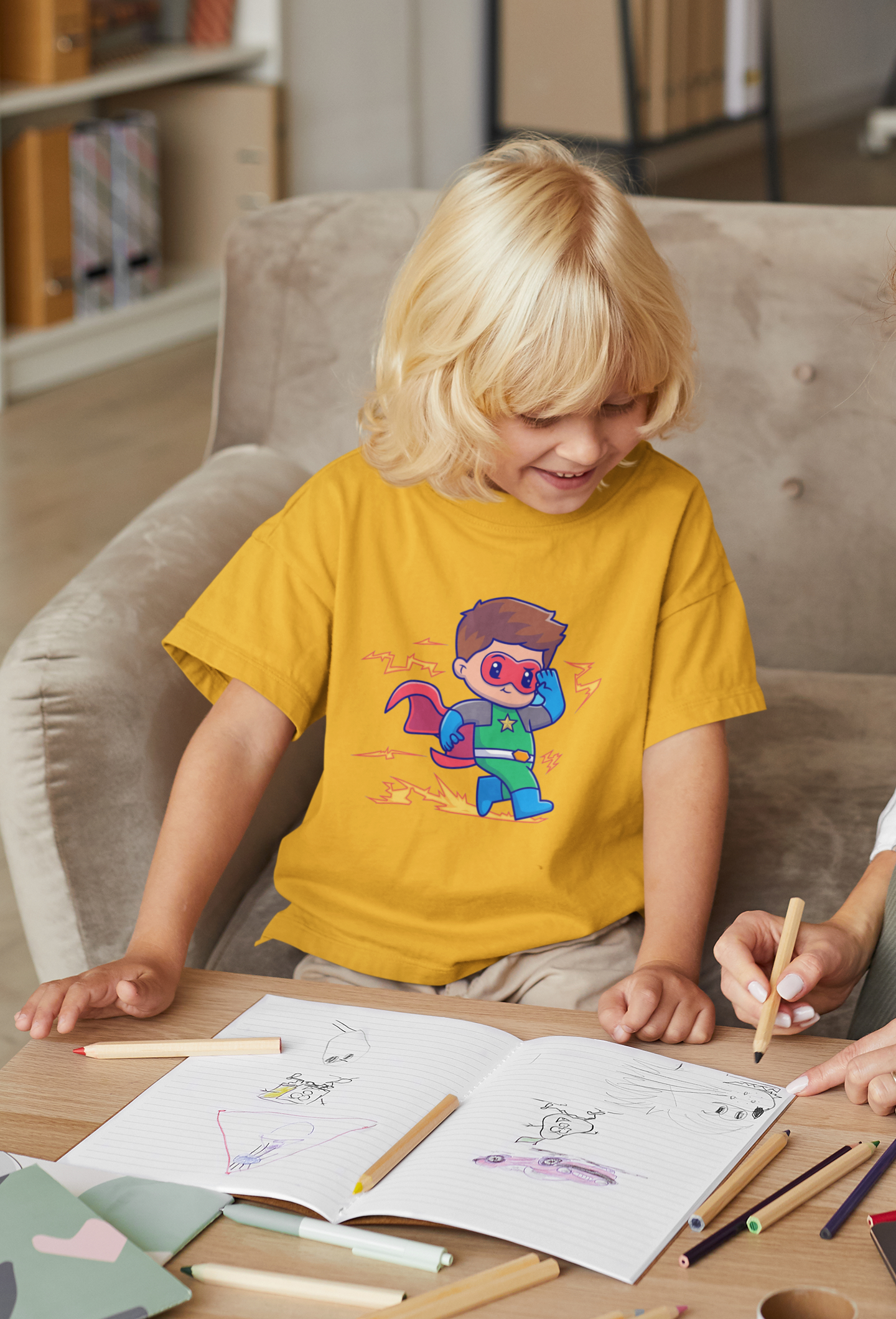 Camiseta Cute Super Man (2 a 14 anos)