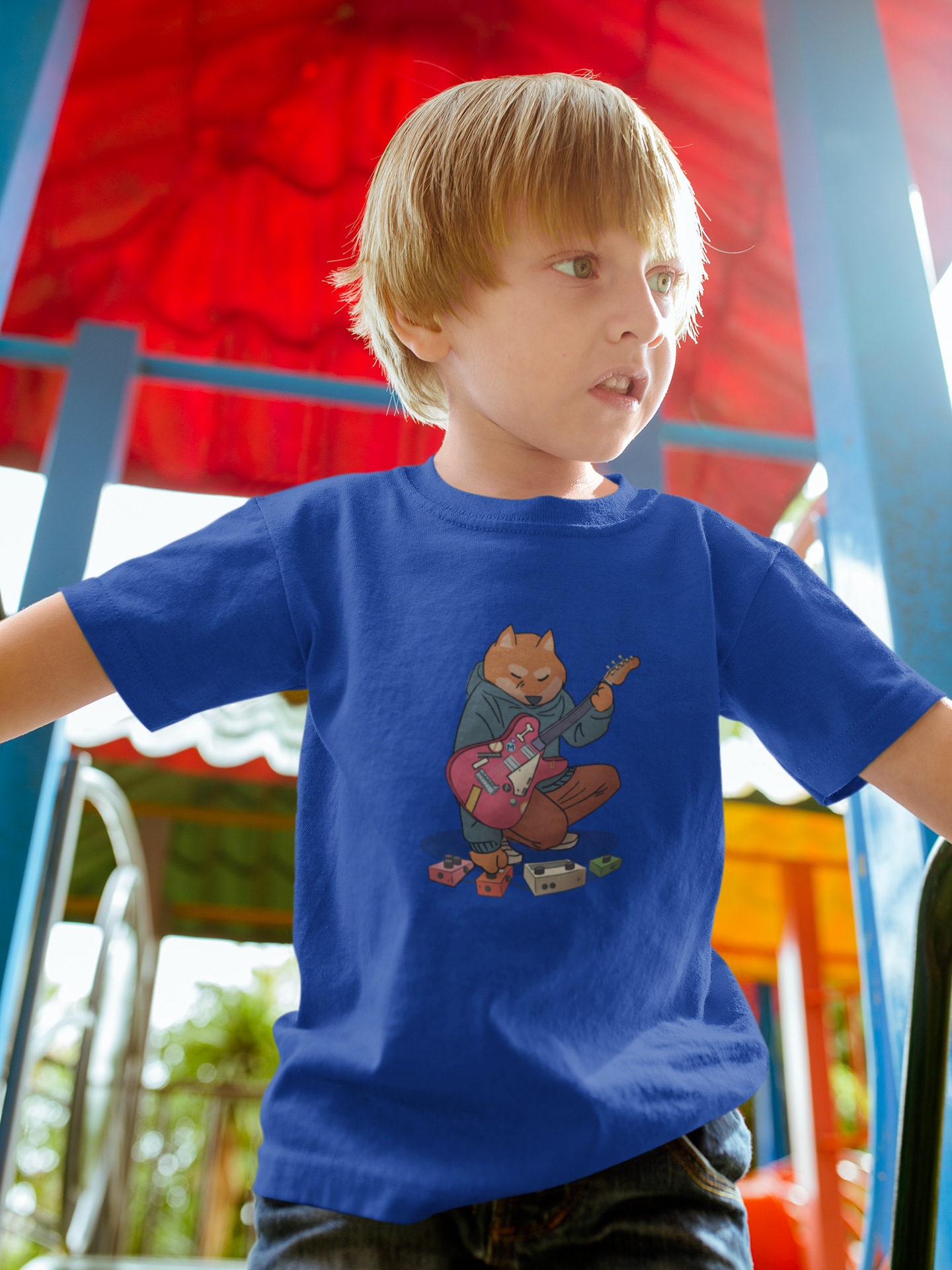 Camiseta Guitar Time (2 a 14 anos)