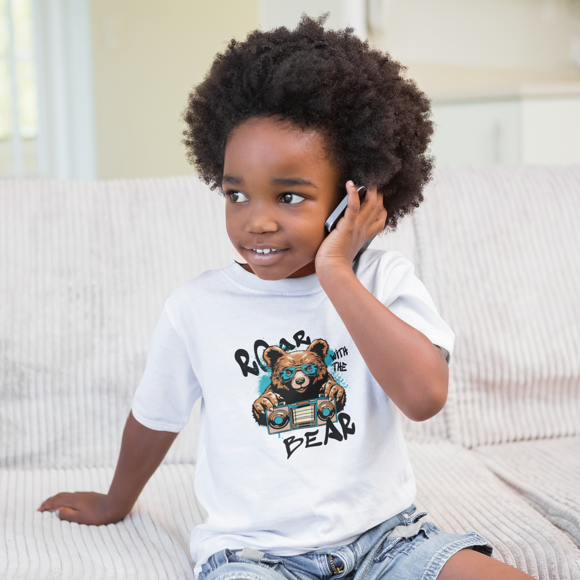 Camiseta Roar with the Bear (2 a 14 anos)