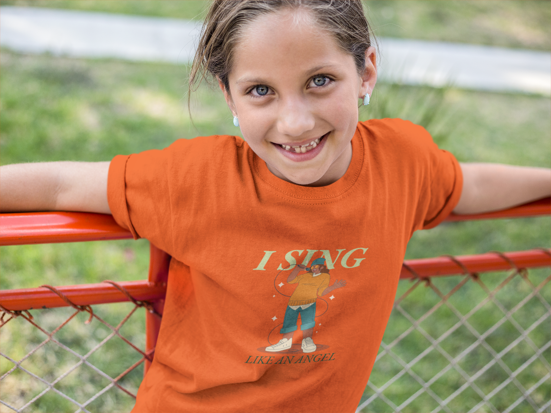 Camiseta I Sing Like Angel (2 a 14 anos)