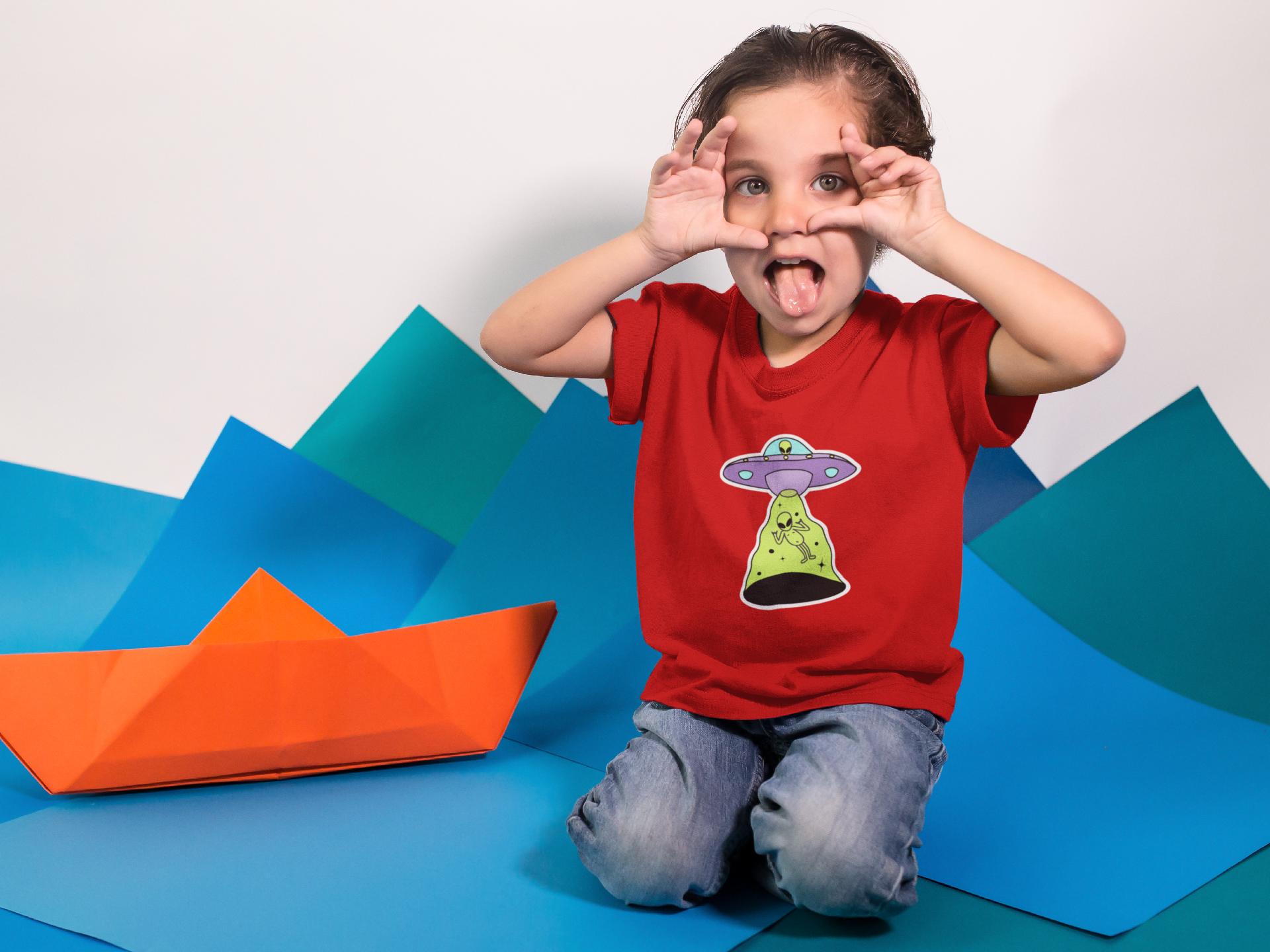 Camiseta Alienígenas (2 a 14 anos)