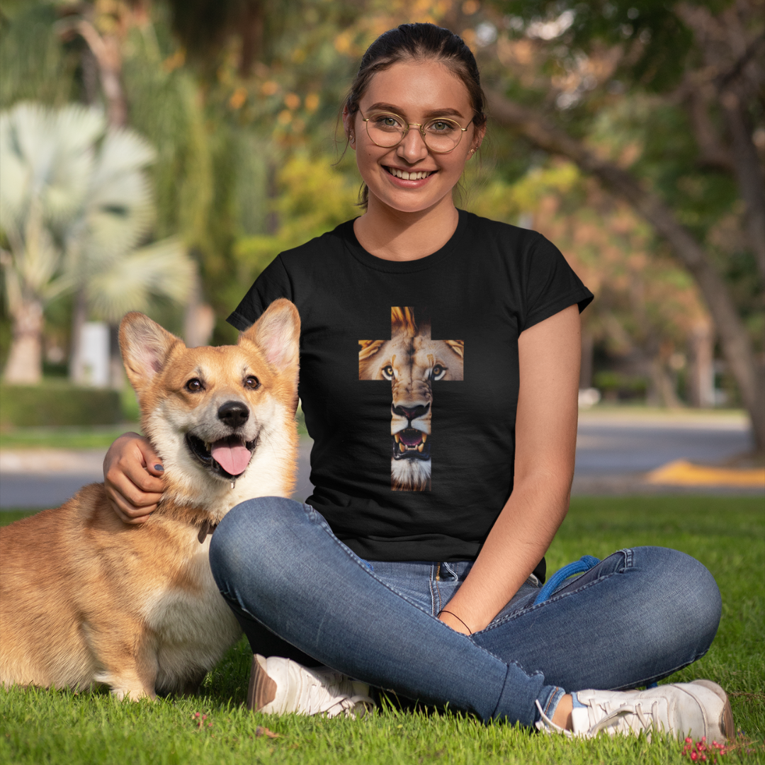 BABY LONG LEÃO EM FORMA DE CRUZ ( varias cores )