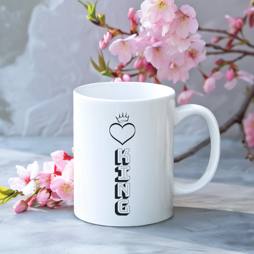 CANECA COMUM KING COM CORAÇÃO