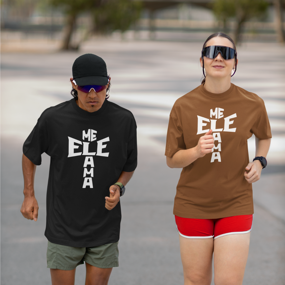 Camisa Oversized Ele Me Ama branca ( varias cores )