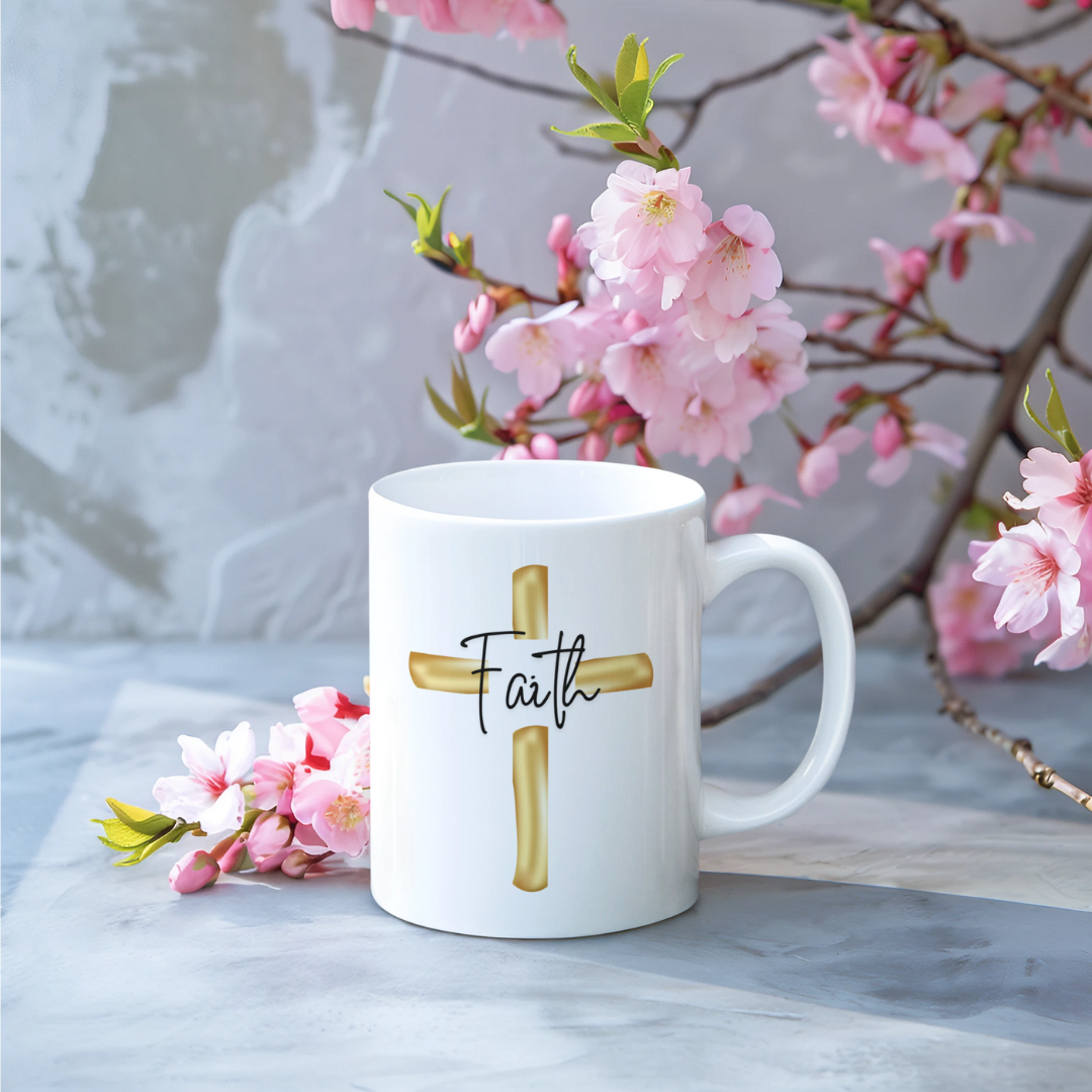 CANECA FAITH DOURADA 
