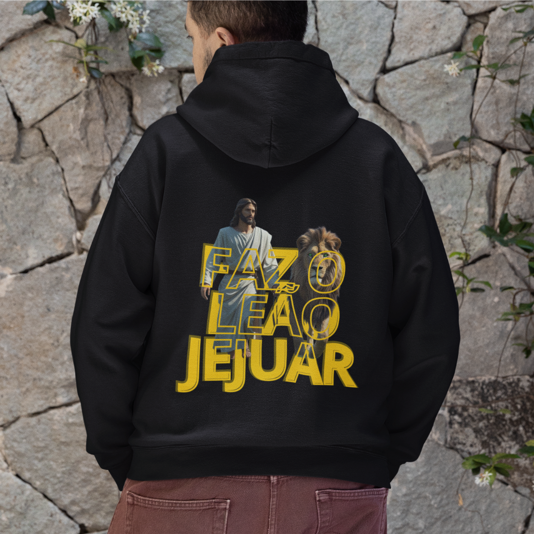 MOLETOM PRIME COM ZIPPER FAZ O LEÃO JEJUAR ( varias cores )