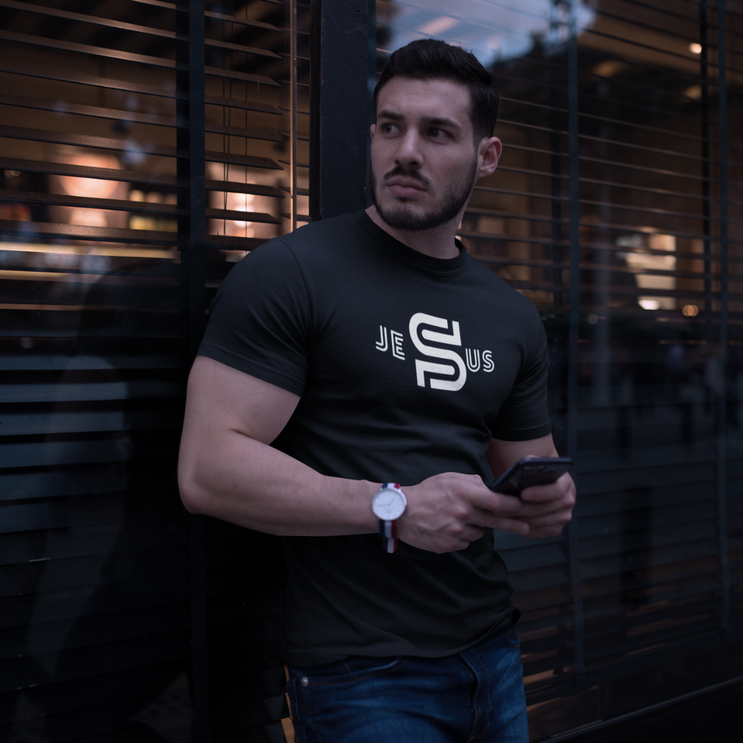 CAMISA QUALITY JESUS ESTAMPA BRANCA ( varias cores )