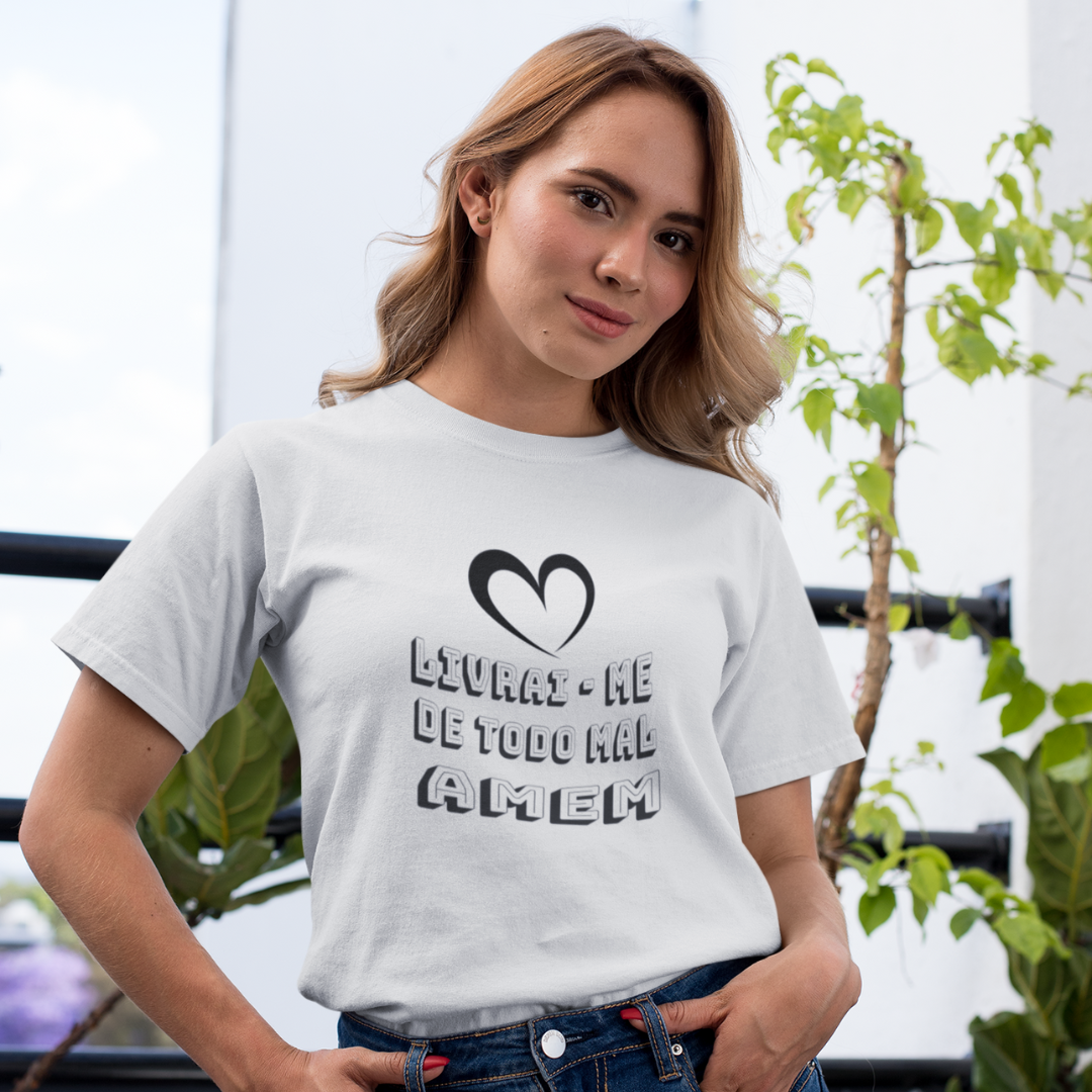 CAMISA QUALITY LIVRAI ME DE TODO MAL AMEM 04 ( varias cores )