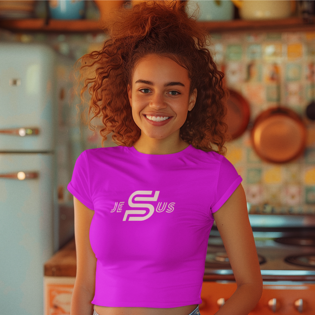 BABY LONG QUALITY JESUS ESTAMPA BRANCA ( varias cores )