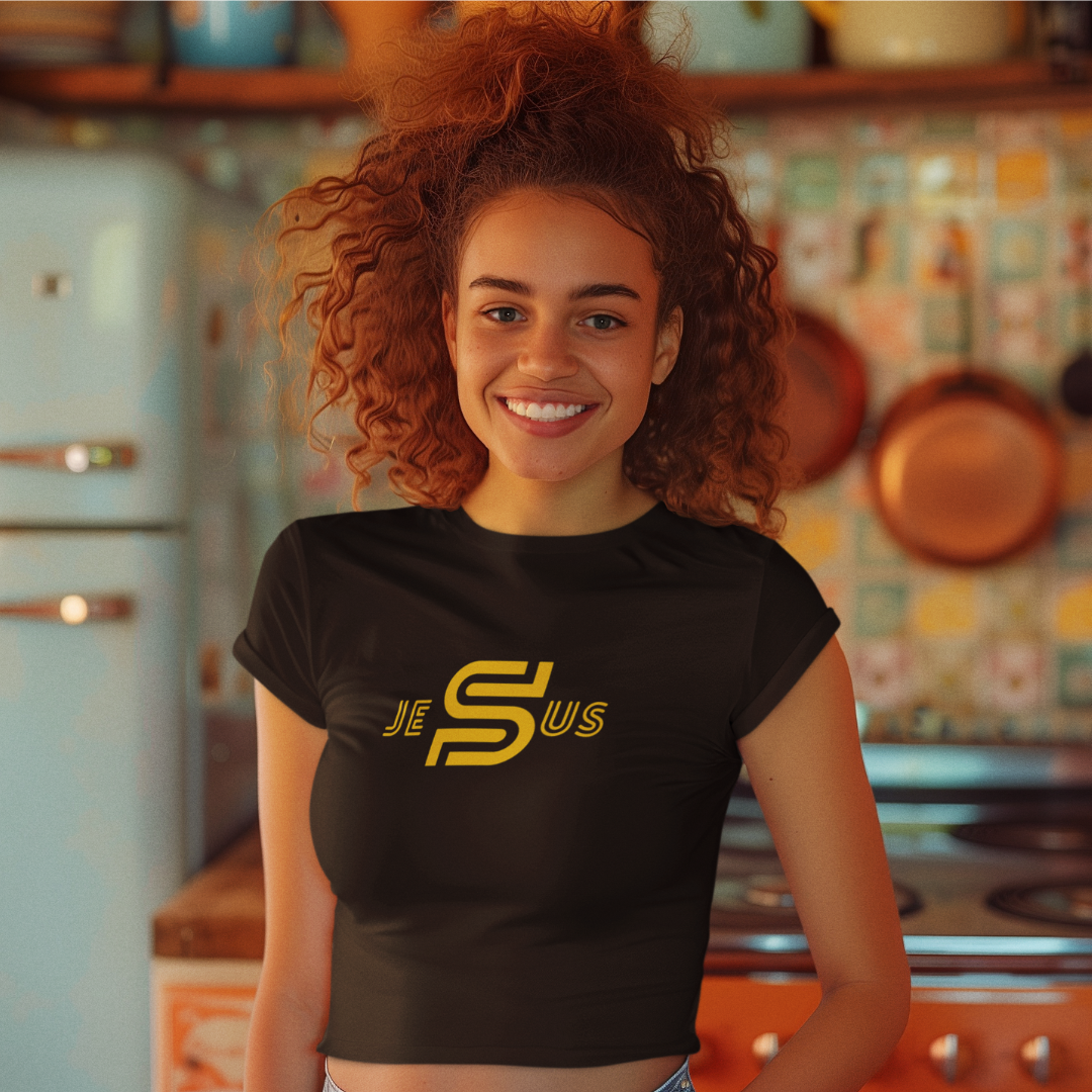 BABY LONG QUALITY JESUS ESTAMPA AMARELA ( varias cores )