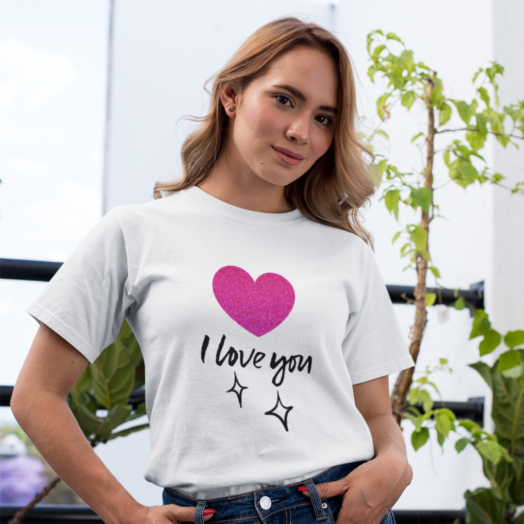 CAMISA QUALITY I LOVE YOU 05 ( varias cores )