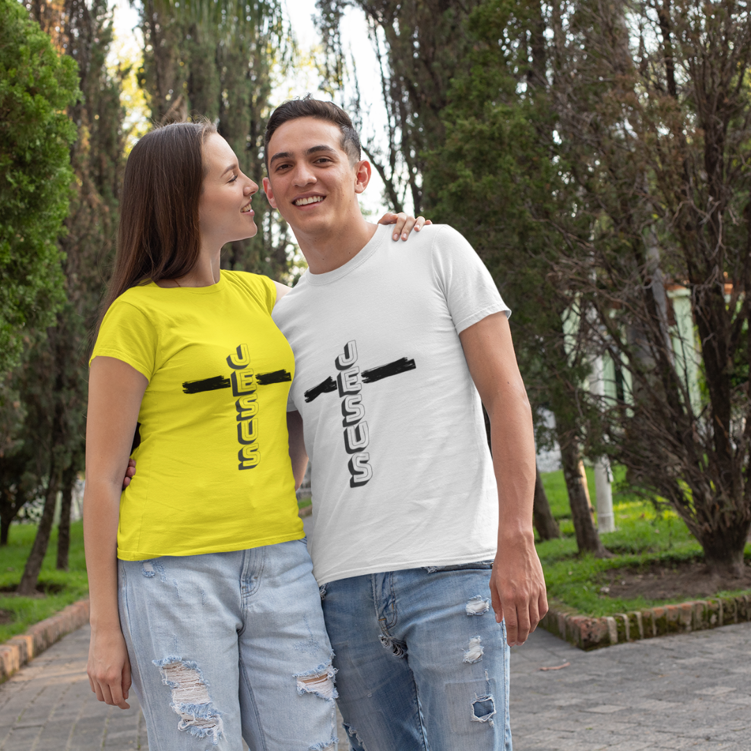 CAMISA QUALITY CRUZ JESUS ( varias cores )